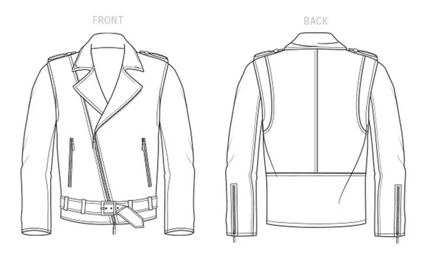 Basic Biker Jacket - Organic Linen