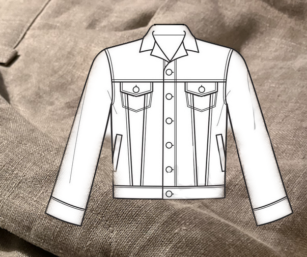 Basic Trucker Jacket - Button Down
