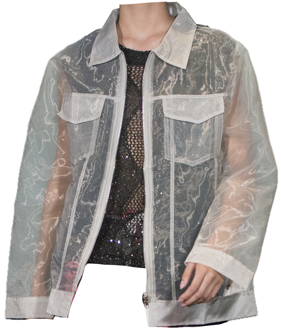 Zipped Trucker Jacket