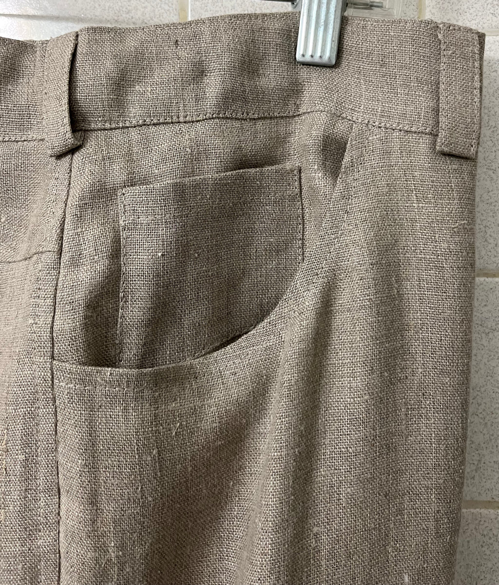 Basic 5 Pocket Pants (Jeans Style) - Linen