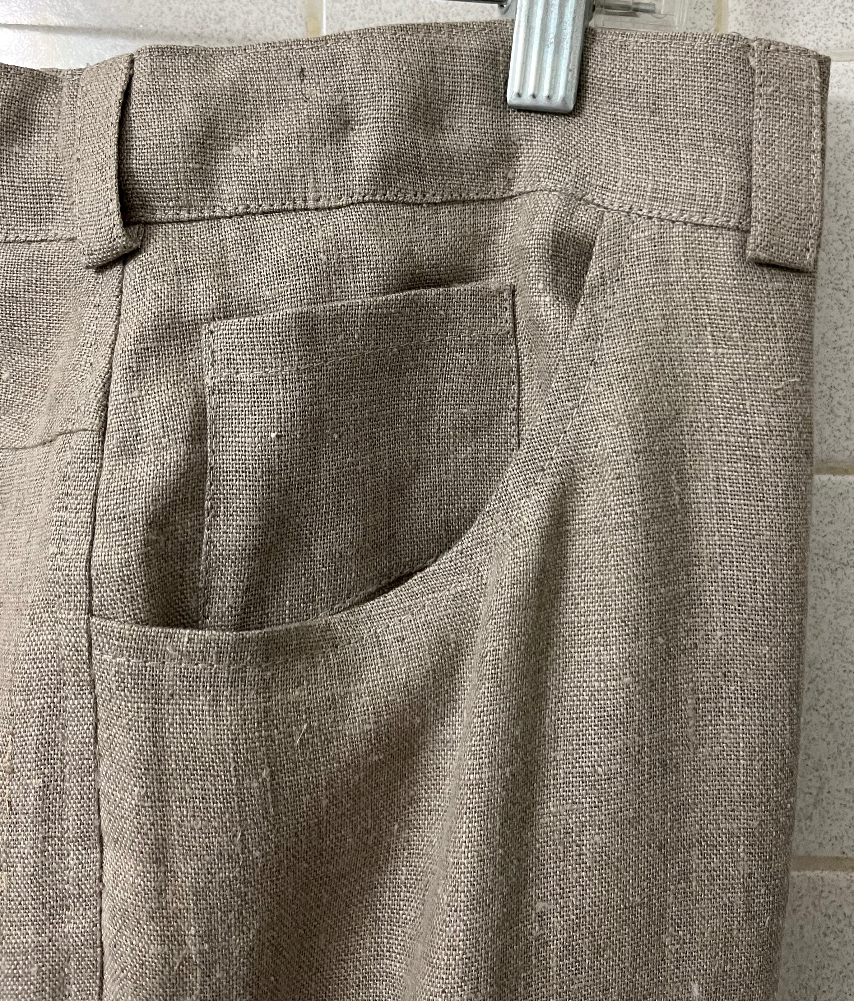 Basic 5 Pocket Pants (Jeans Style) - Linen