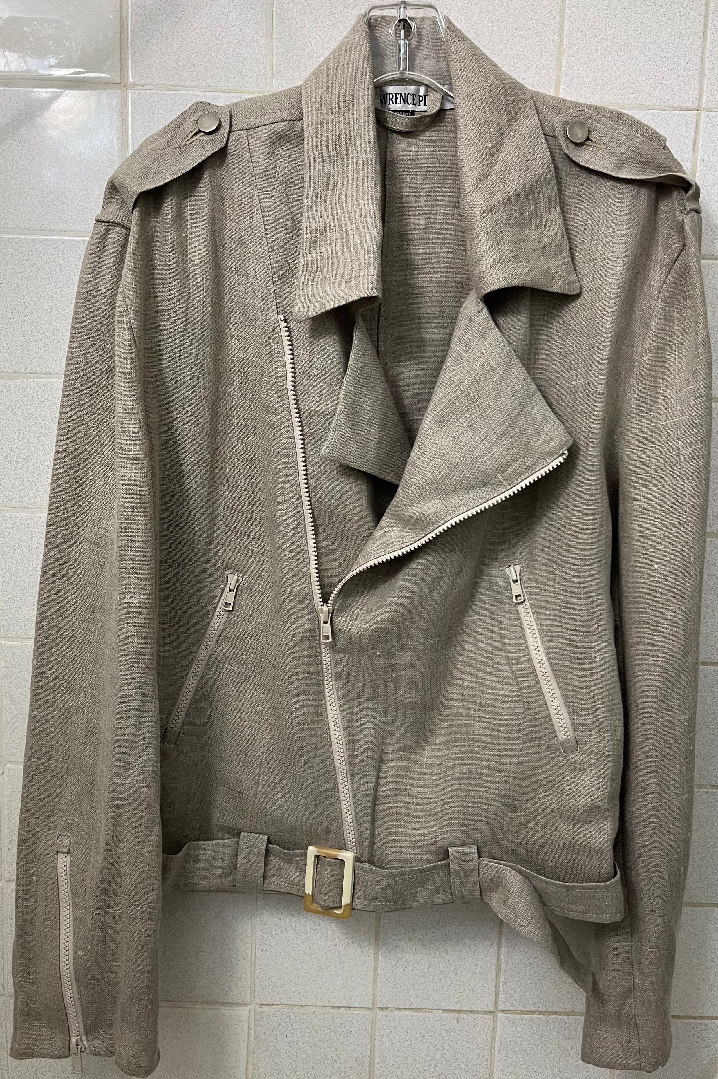 Basic Biker Jacket - Organic Linen