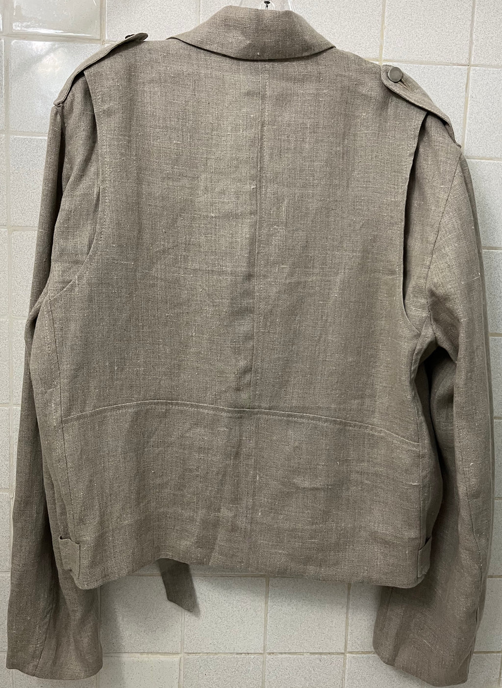 Basic Biker Jacket - Organic Linen