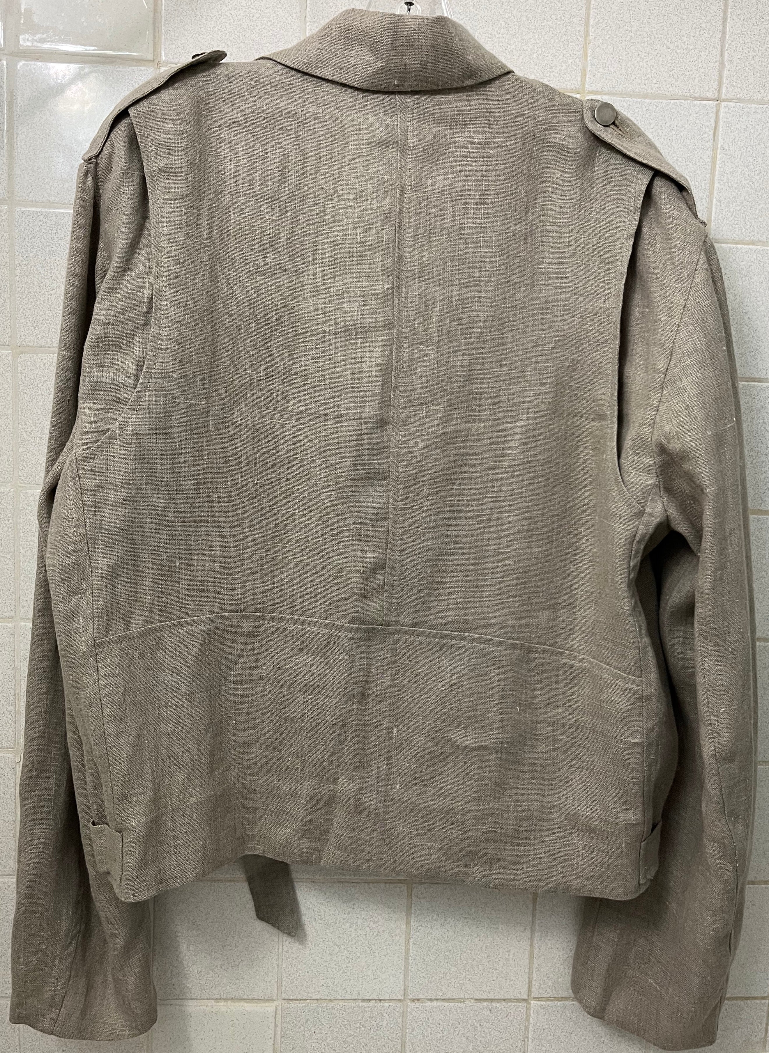 Basic Biker Jacket - Organic Linen