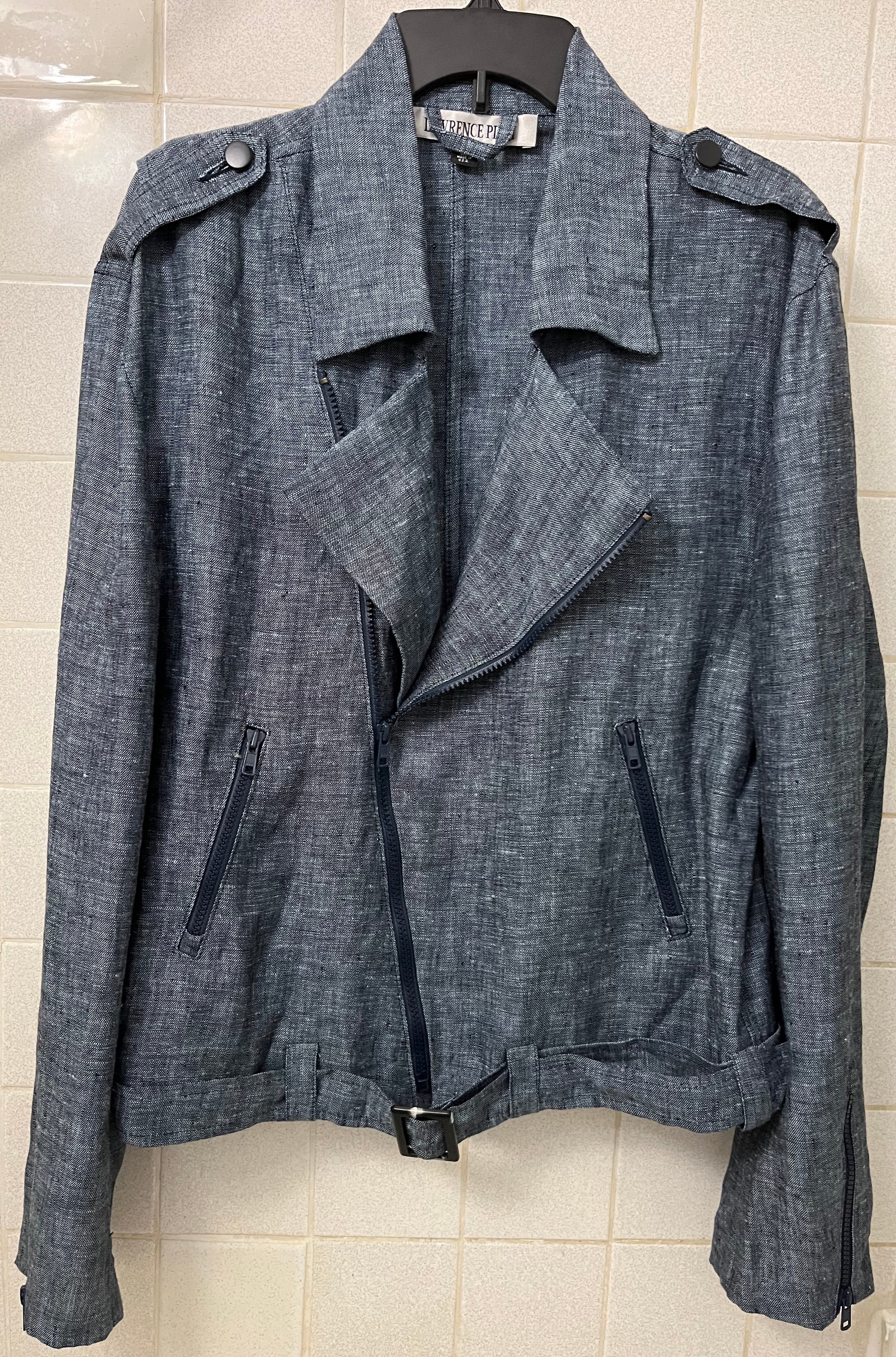 Basic Biker Jacket - Organic Linen