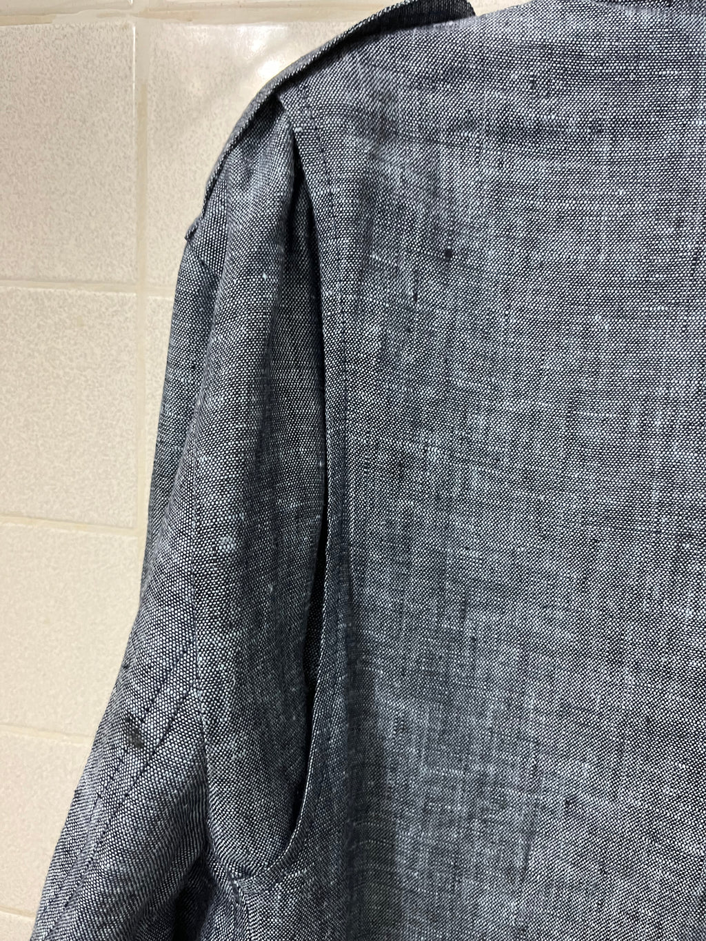 Basic Biker Jacket - Organic Linen