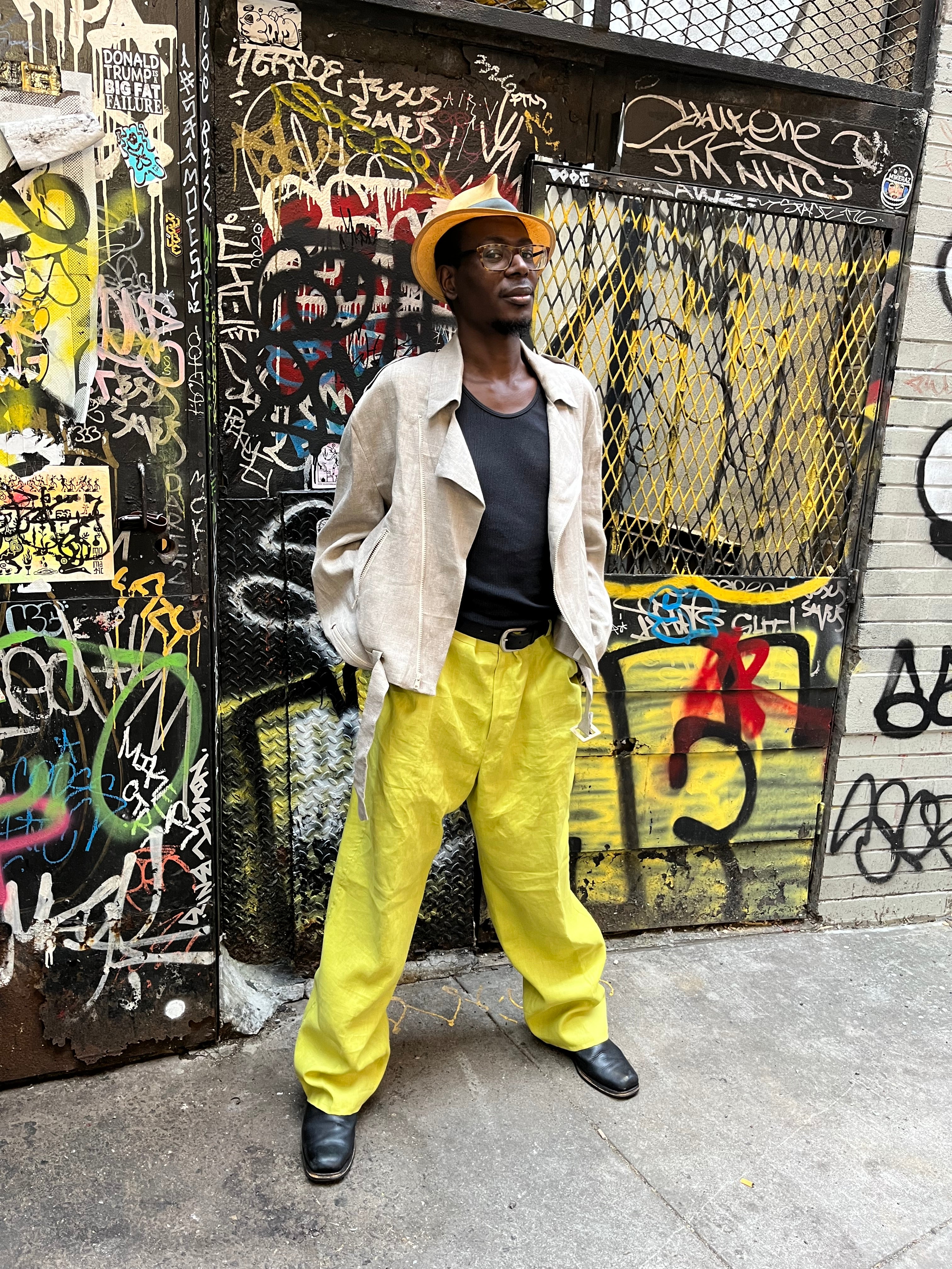 Basic 5 Pocket Pants (Jeans Style) - Linen