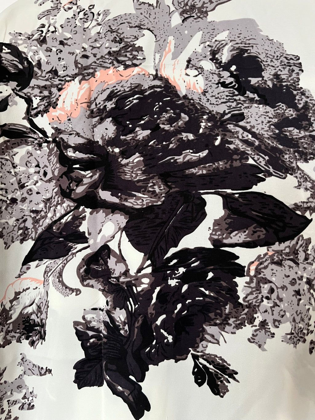 Eco Floral Power Shirt - Zero Carbon Footprint Gender-Neutral Slow Lux