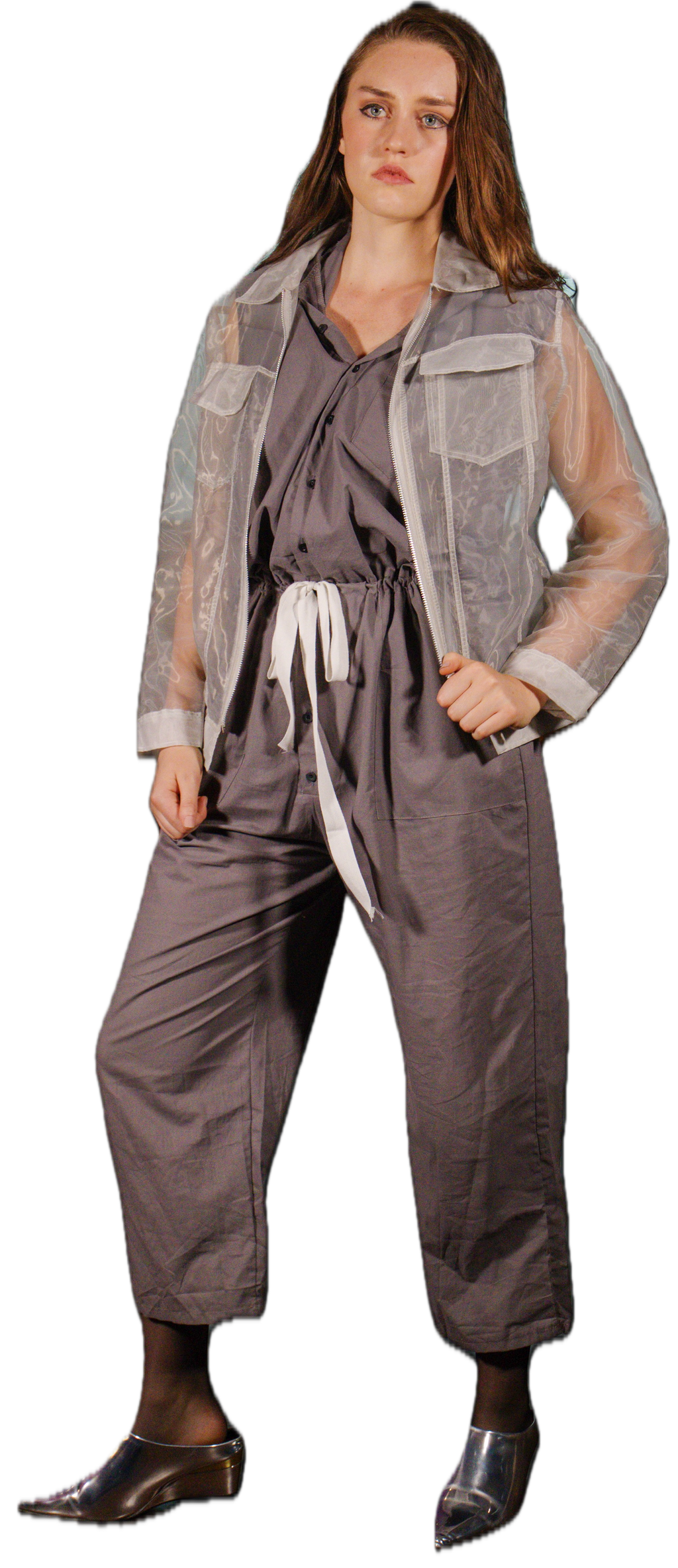 Zipped Trucker Jacket