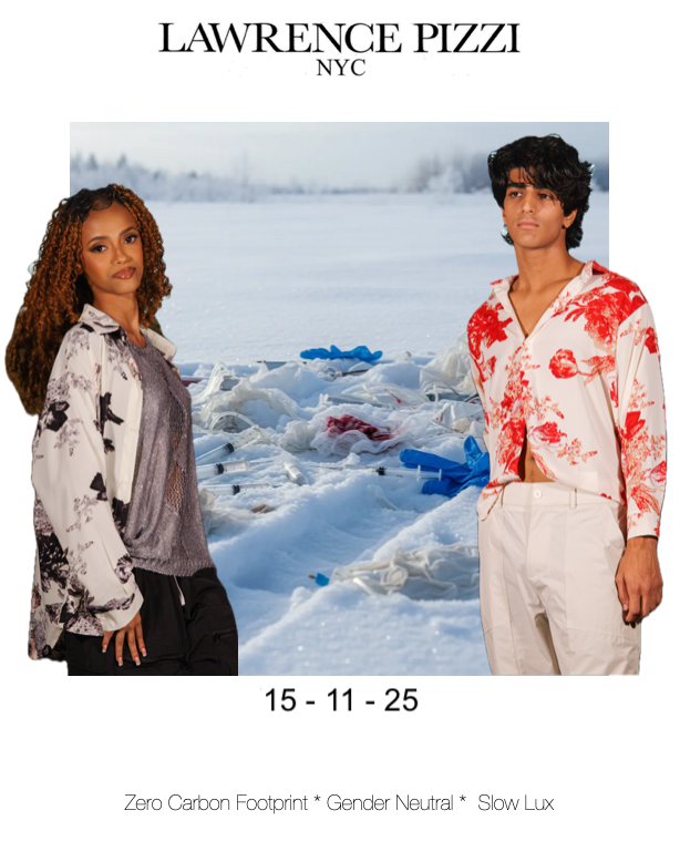 Eco Floral Power Shirt - Zero Carbon Footprint Gender-Neutral Slow Lux